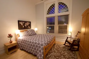 Image of Three — Queen Bed, Historic Downtown Apartment in Nicely Appointed Building on Main Street