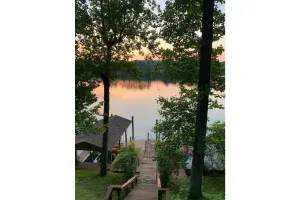 Image of Lakefront Sunset Harbor on Watts Bar Boathouse and Dock