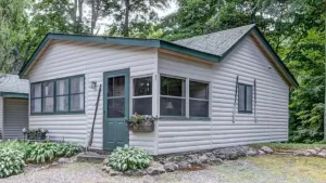 Image of Hemlock Hide-A-Way Cozy Romantic Private Lake Cabin