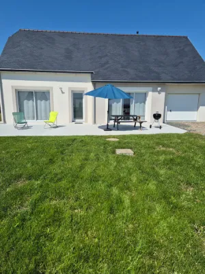 Image of Single storey house , sea view, 7 minutes walk from Kersiny beach