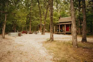 Image of Scheduled hide-away to unplug and unwind in the woods.