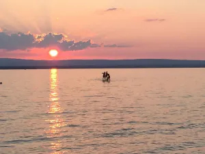 Image of South Hero Sunset Facing 5 Bedroom Lakefront Cottage