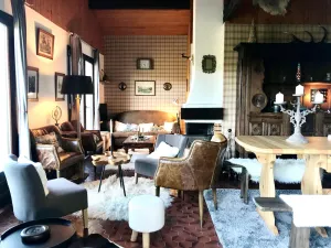 Image of Grand chalet de charme cosy, sauna & vue de rêve