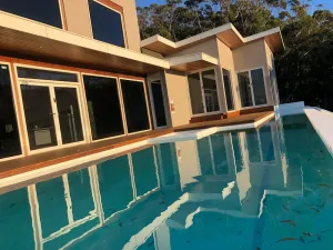 Image of All The Views - Ocean & Bush with Heated Infinity Lap and Play Pool