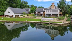Image of The Lodge at Rush Lakes, 10 bd 16 ba 473 acre private estate. boating, biking, fishing, trails