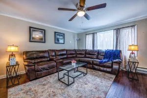 Image of \"Hideout Haven\" w\/ AC, firepit, Game Room, Roku TVs , indoor recreation center