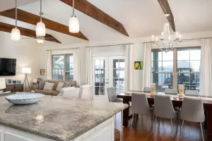Image of Screened porch and private pier on False River