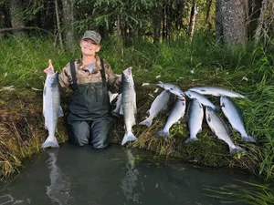 Image of Kenai River access! Cute little cabin with a loft