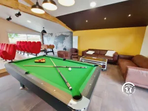 Image of Luxury 12-Person Villa with Spa, Cinema, Outdoor Games, and Scenic Views in Saulges