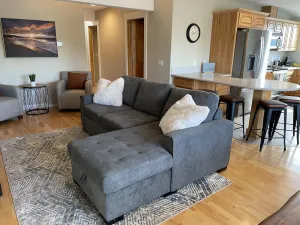 Image of Newly remodeled apartment over shop, 1 block from airport
