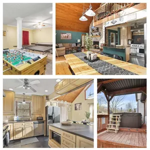 Image of Hot Tub Fire Pit Game Room Family Getaway