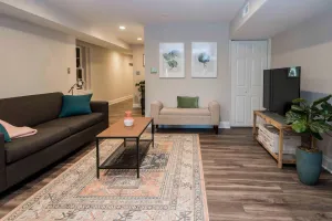 Image of Brand New! Private garden apartment in historic Upper Fells Point