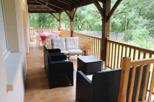Image of Detached house, large covered terrace, fenced garden, WIFI ACCESS