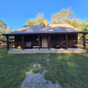 Image of Charming Private Cabin that  is cozy and quiet.  Sleeps 7 with two bathrooms.