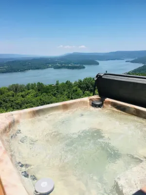 Image of FISH TALES · NO SUNDAY CHECK-INS ,VIEW HOT-TUB  FISH TALES
