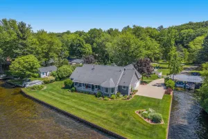 Image of Private Hamlin Lake Water Front Cottage Perfect Family Retreat