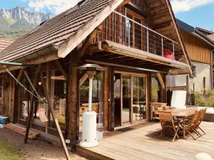Image of Entire House Type Savoyard Chalet near Annecy with SPA