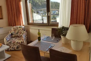 Image of bright apartment with a large sun terrace and access to the garden