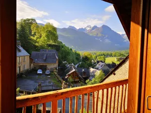 Image of Pretty converted barn, typical of the Pyrenees, in the Louron valley.
