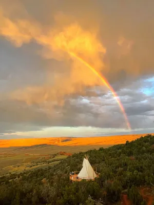Image of Tipi Retreat w\/Free Hot Springs Day Pass