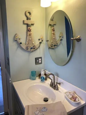 Image of Nautical,  romantic suite w\/deck overlooking Warwick Neck Cove, pet-friendly!