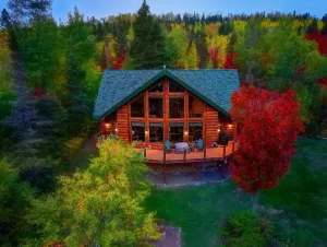 Image of Stunning 3-bedroom log cabin with sauna, near Lutsen Mountains