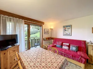 Image of Studio cabin near Combloux center, 4 pax, balcony, parking