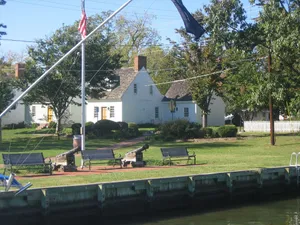 Image of John Bruff Waterview Cottage - on Harbor and on Park - In Town St. Michaels!