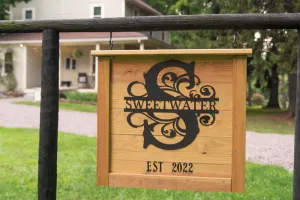 Image of Sweetwater Farm with firepit and hiking trails!