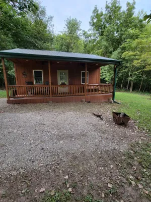 Image of Serene Chalet on the Hill cabin near beautiful Cedar River.