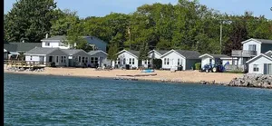 Image of Beautiful Miami Beach resort - your view is the Lake Huron beach!