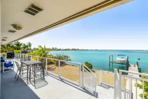 Image of Dog-friendly beach escape with dock, furnished deck & bay views