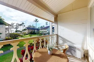 Image of Resort studio condo with ocean-view lanai, AC, steps to beachside pool & hot tub