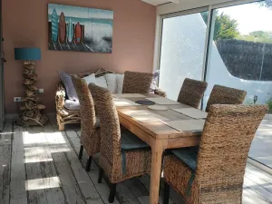 Image of Cozy Beachside House with Veranda, Terrace, and Private Parking in Saint Jean de Monts