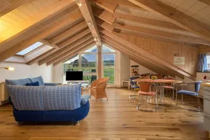 Image of Beautiful Top Floor Holiday Apartment \"Schleinseeblick\" with Lake View