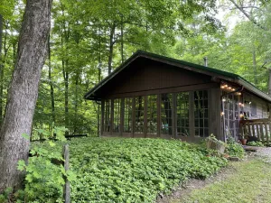 Image of Quiet cottage nestled in the woods
