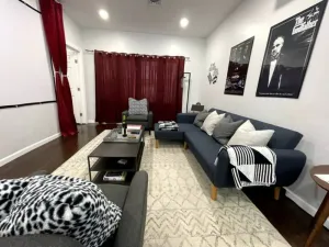 Image of Movie - 4 bedroom with King bed, deck and 80 in Movie Screen