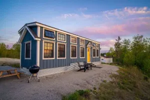 Image of Cedar Brook Cabin - a modern tiny house in Maine