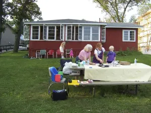Image of On the water! Central AC. Water toys: 25hp pontoon boat, SUP's, Kayaks, canoe.