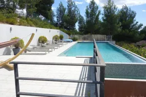 Image of Exceptional sea, original contemporary villa, pool overflow