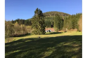 Image of Le Chalet Bleu. On the edge of the forest. Sleeps 7.