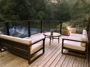 Image of Mill & Waterfall: \"Top 23 Airbnb's in NC\" with Hot Tub!