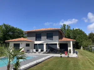 Image of Villa Marcassin 2021 classée 4*, 150 m2, piscine chauffée plage à 3 kms au calme