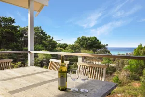 Image of A quiet beach retreat with abundant flora and fauna