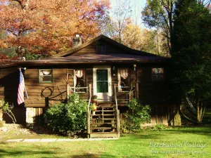Image of Cute Cottage in Beautiful Forest | Artistic Style & Charm | A Ligonier Original