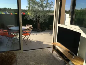 Image of cozy nest sea sun rest zen atmosphere