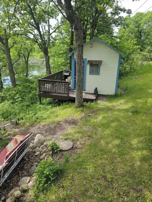 Image of COZY Loon Lake, Vergas MN cabin! Dog Friendly! Pontoon rental available.