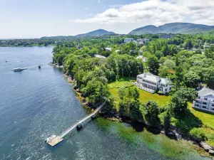 Image of The Bayview: Historic Shorefront Cottage, Terrace & Dock near Bar Harbor Village