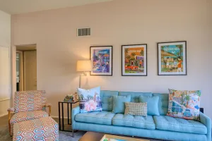 Image of K0146- Las Flores Modern Gem - Single Story Modern 2\/2 Condo on Golf Course