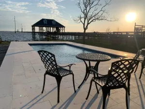 Image of LAKE House with Private Heated Pool, Great for Family Gatherings. Best View!